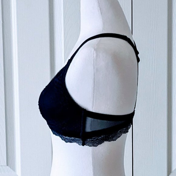 VICTORIA SECRET Women's Bralette  Size M  Navy Blue NWOT - Picture 3 of 6